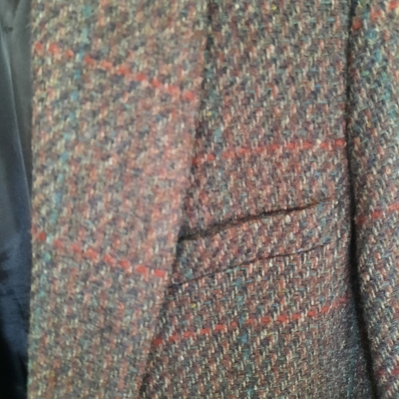 Vintage 80's Ivy Koral Tweed Oversized Wool Blazer Size Small Women's - Picture 6 of 7